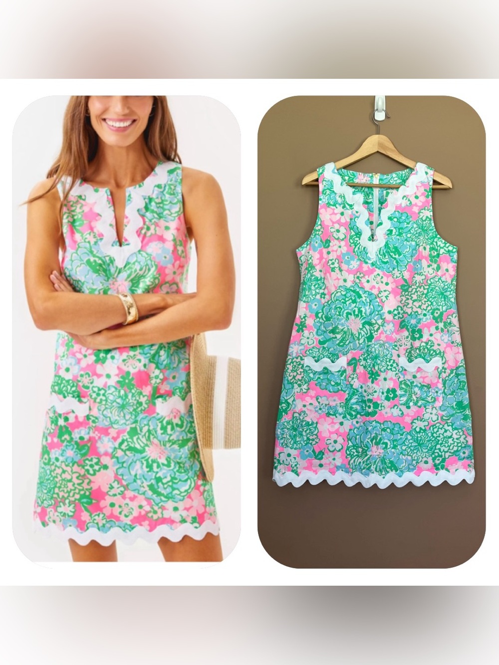 {Lilly Pulitzer} Romey Shift Romper in Plumes in Bloom - Womens 12 - NWT